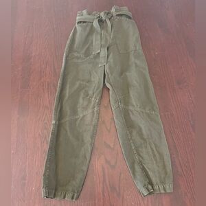 ALC High waisted paperbag taper pants